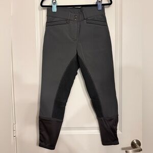 Ovation Ladies Celebrity Slim Secret Full-Seat Breeches in Charcoal Size 28 NWOT